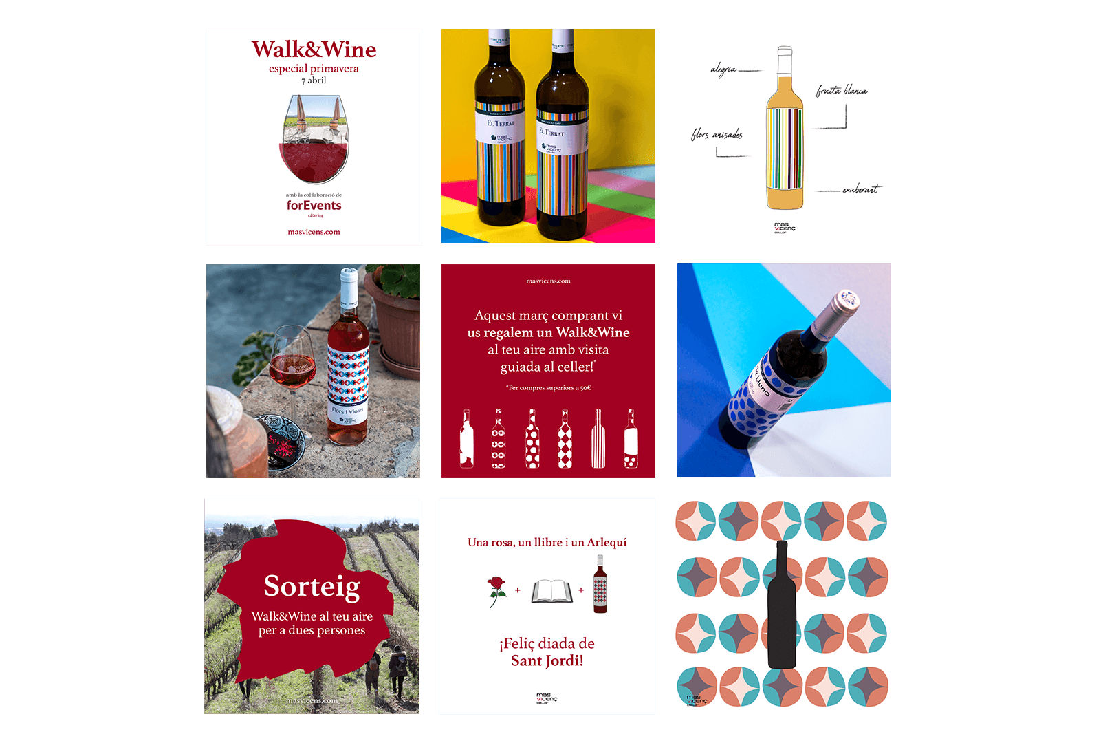 Fotografía de producto e Ilustraciones para bodega en Tarragona