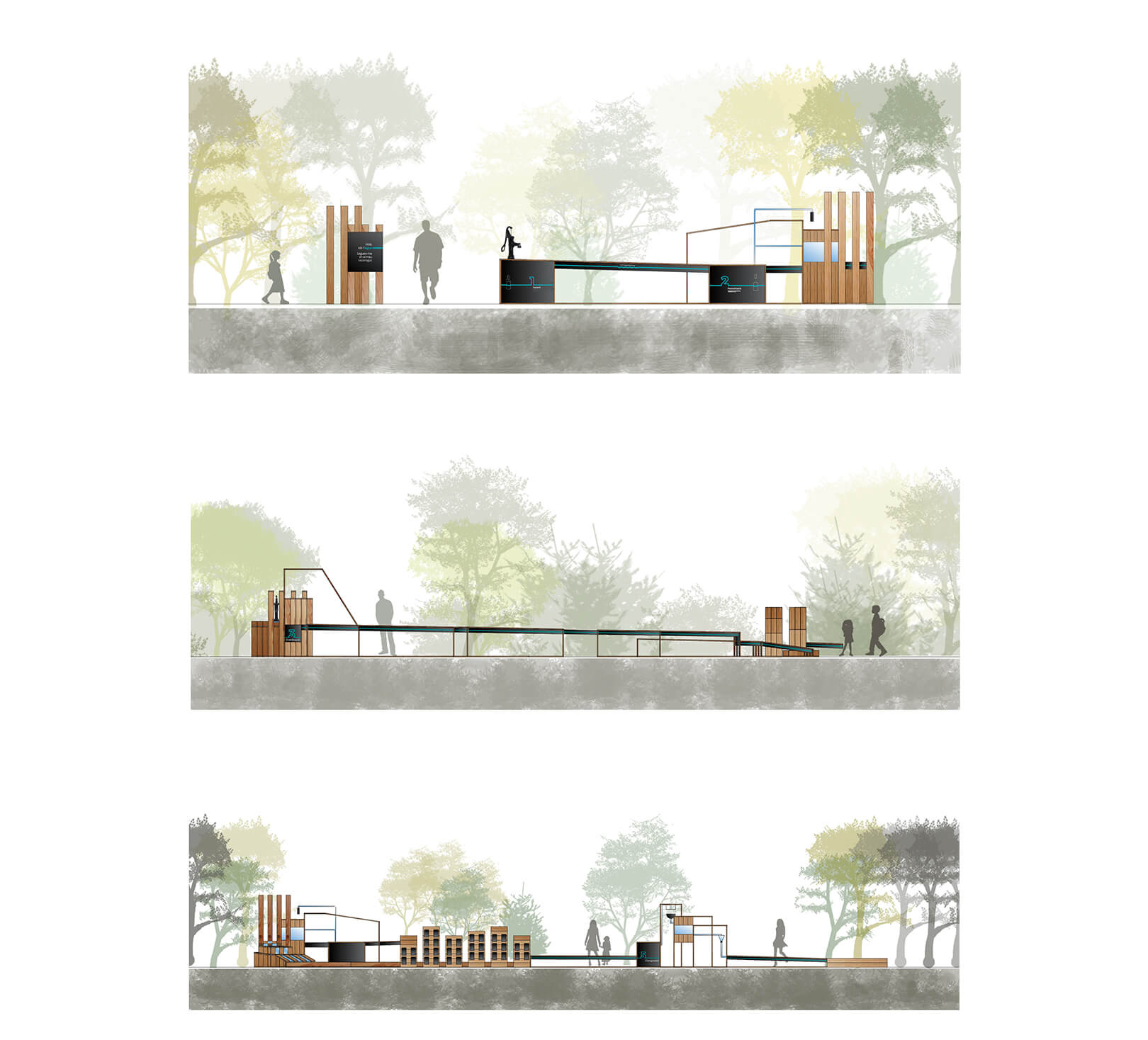 Diseño arquitectónico de parque infantil en Tarragona