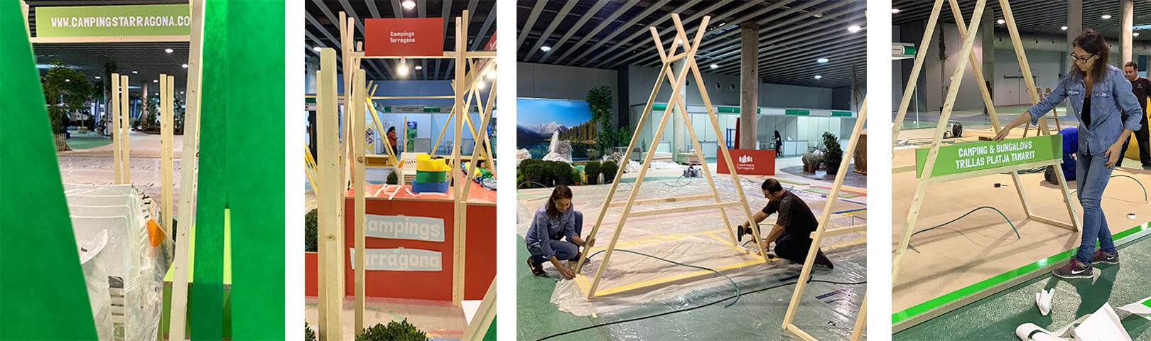 Diseño Gráfico de stand para Campigs Tarragona