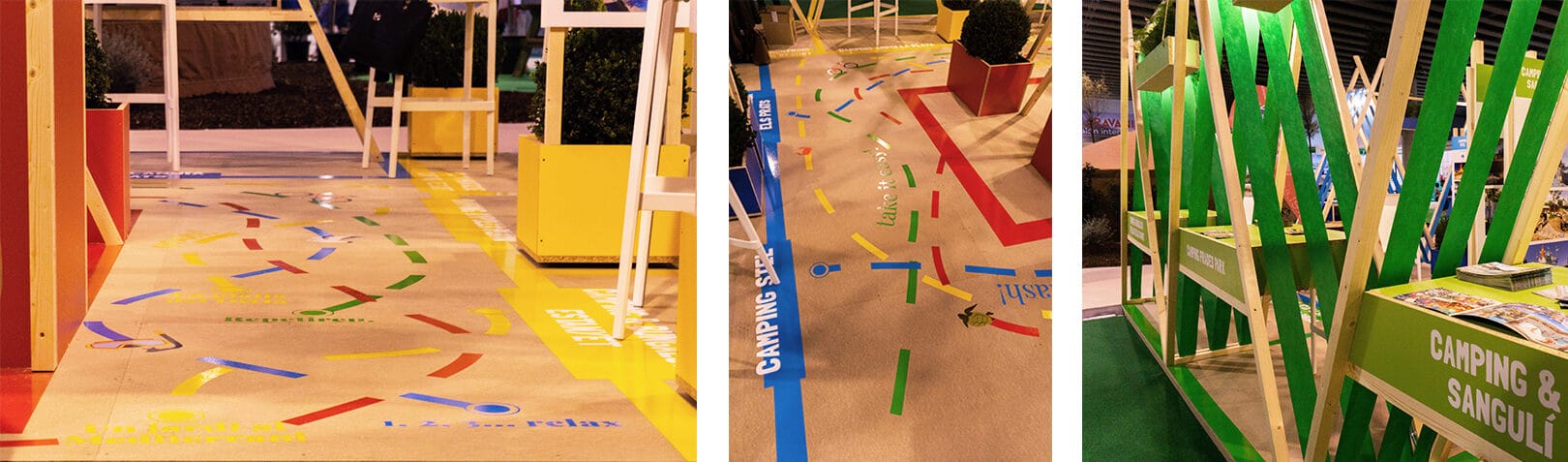 Diseño Gráfico de stand para Campigs Tarragona