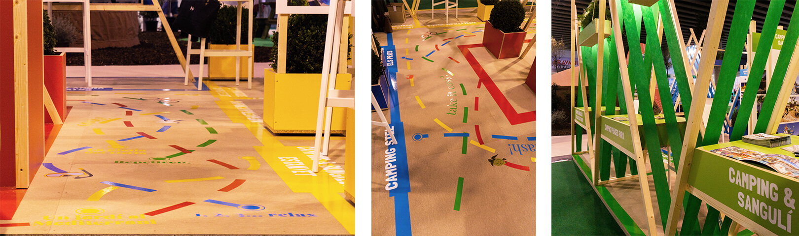 Diseño Gráfico de stand para Campigs Tarragona