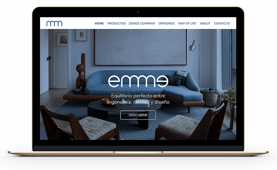 Diseño de marca para Emme by Martkom