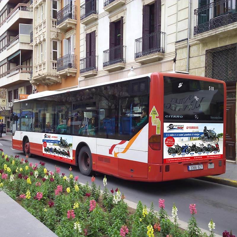 Campaña de Marketing Online y Publicidad en Autobuses en Tarragona