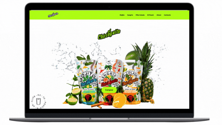 diseño web chiringuito drinks olalon